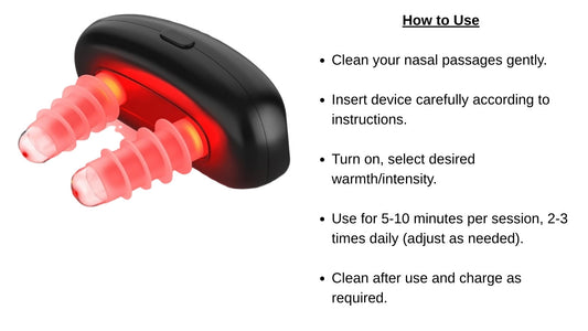 Red Light Nasal Therapy Device