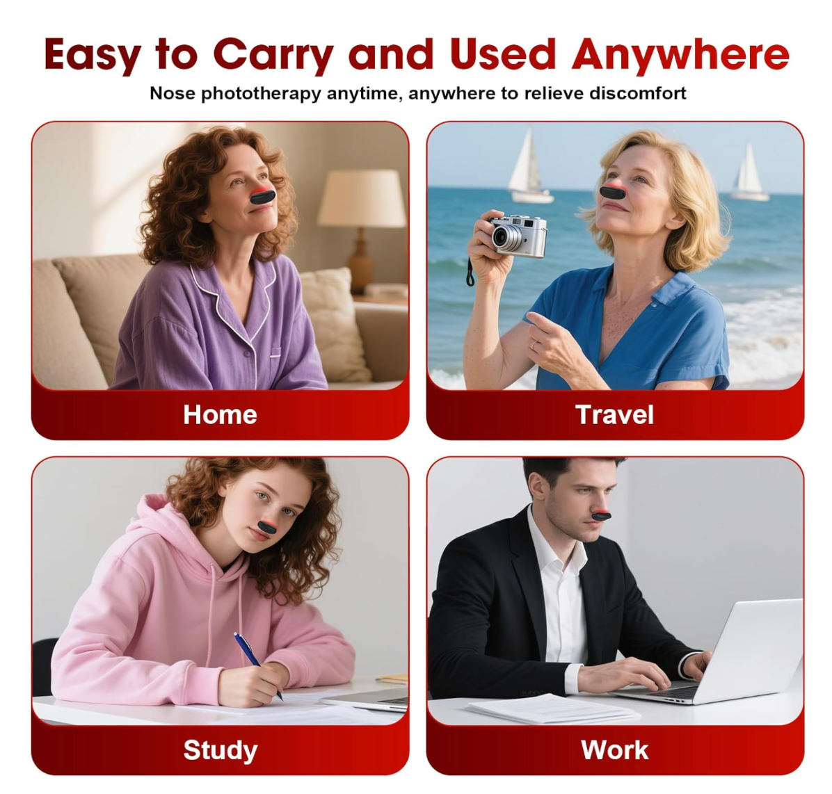 Red Light Nasal Therapy Device